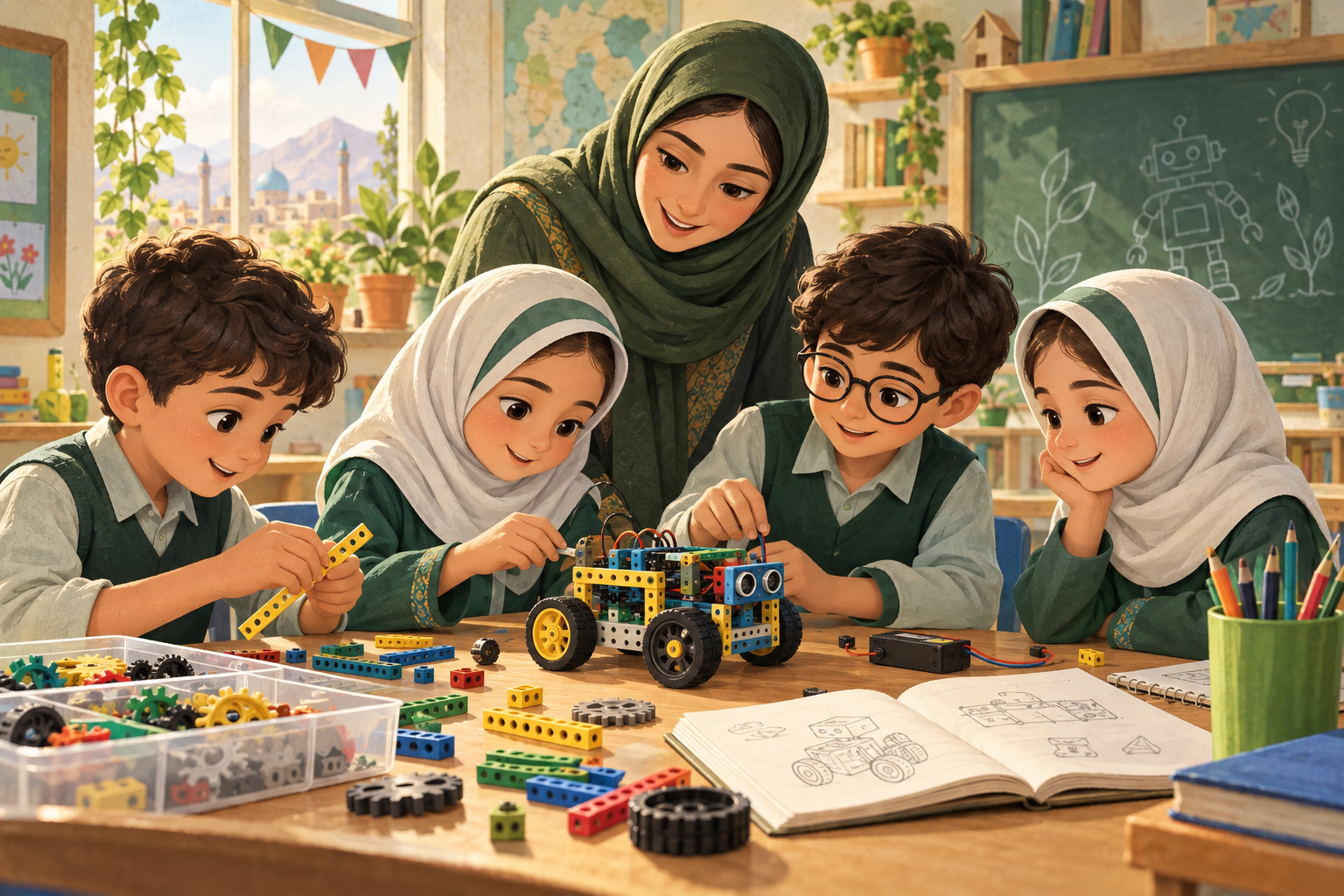 با هم میسازیم، با هم یاد میگیریم