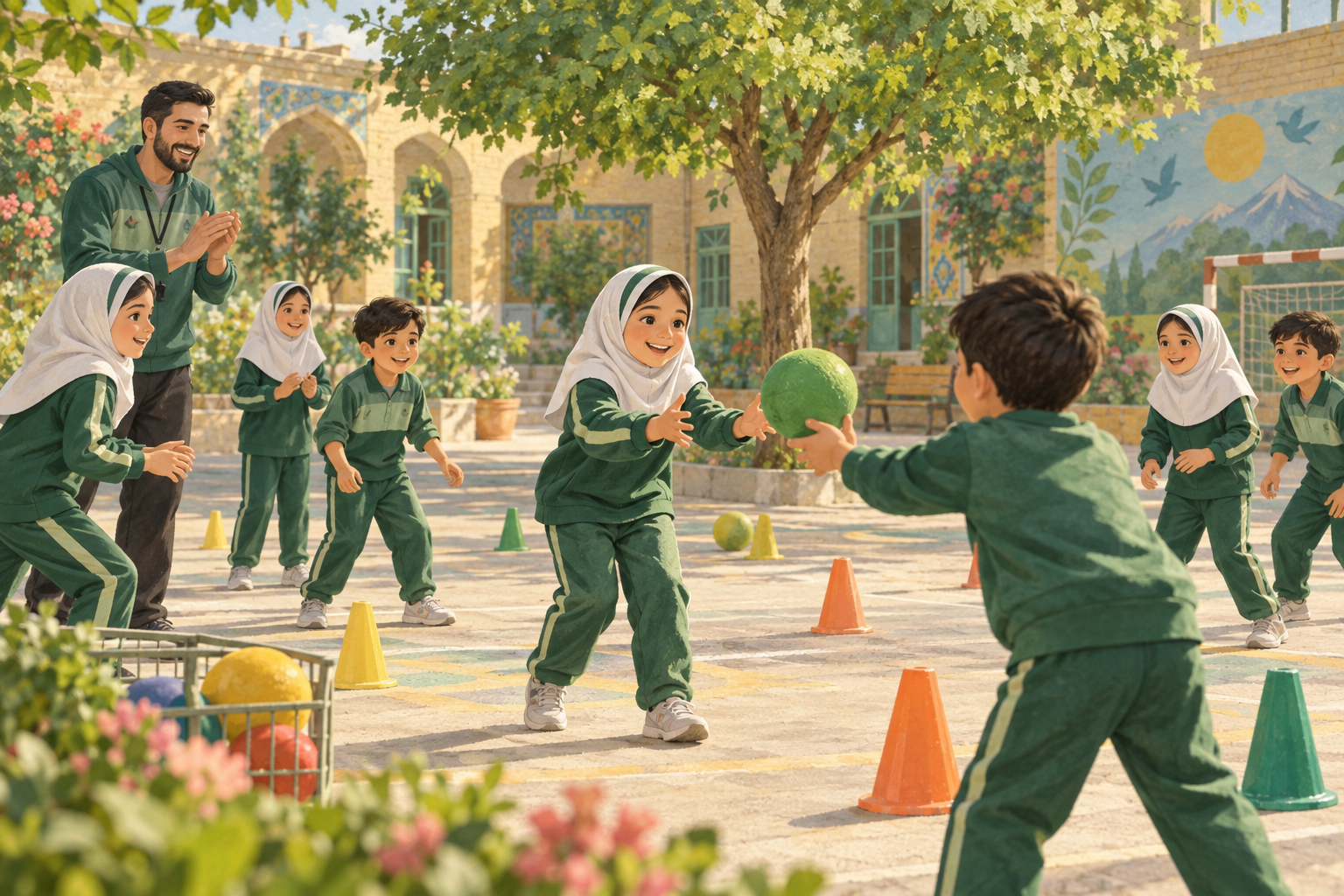 در زمین بازی، با هم برنده میشویم